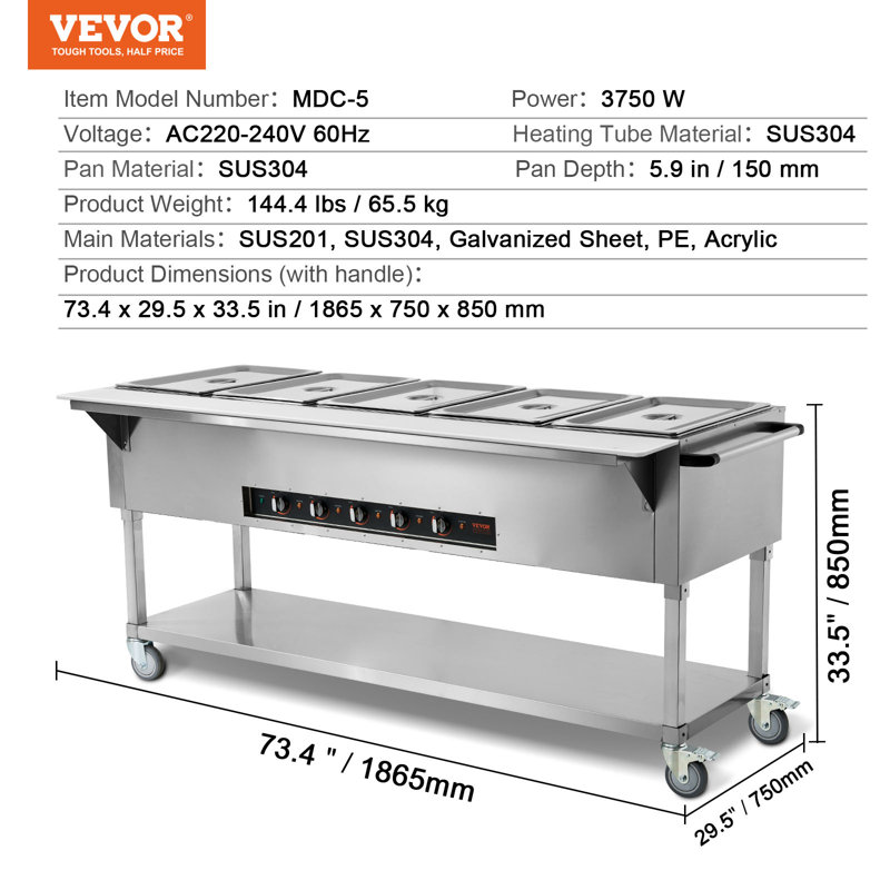 Rectangle Buffet Accessory