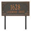 Plaque d'adresse sur 2 lignes Signature Series-1888013347-1888013354-1888013358