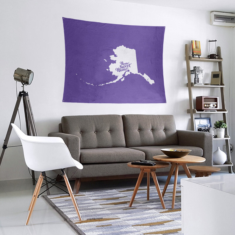 Tapisserie murale ancrage doux home, H 68 po x l 80 po, Mauve