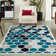 Tapis bleu Santos