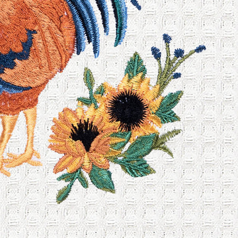 Débarbouillette gaufrée Rooster