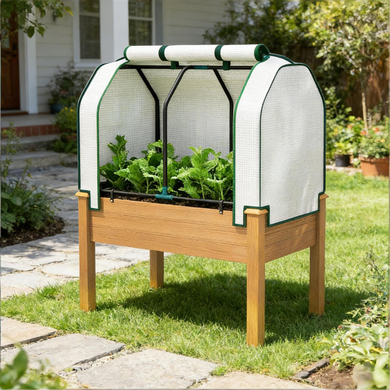 Outdoor Planter Box,Raised Garden Bed, Sand