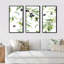 «Green and Black Olives With Olive Branches & Leaves», peinture sur toile 3 pièces-1232261352-1232261355