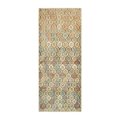 One-of-a-Kind 2’6”x6’3” 1960s Wool Area Rug