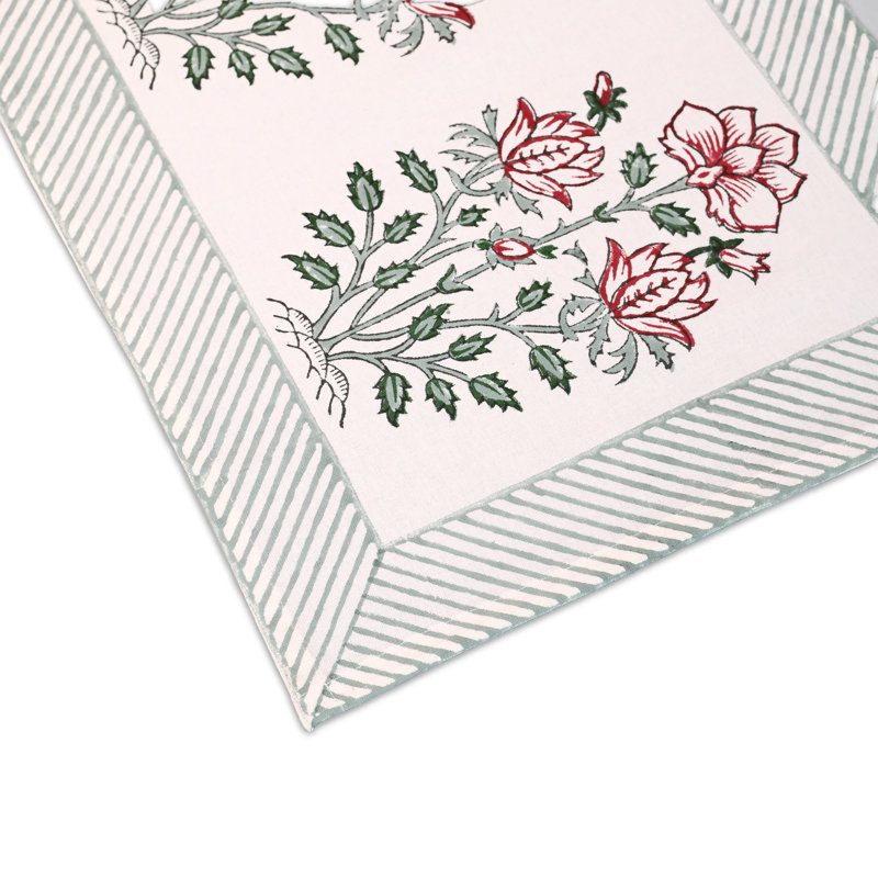 Ensemble de 4 napperons en coton Agatha
