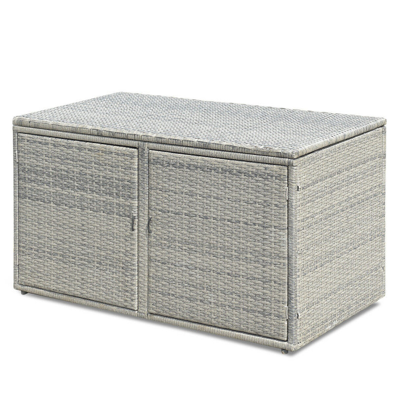 FRESCOLY 45'' W 88 Gallons Deck Box, Gray