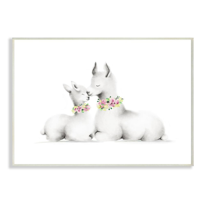 Décoration murale mignonne avec enfants Witherspoon, H 12 po x l 18 po x P 0,5 po, Plaque murale