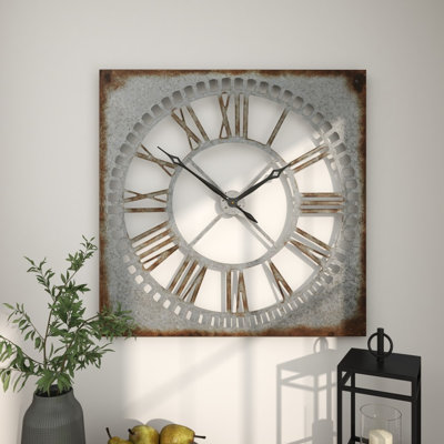 Horloge murale grise Herard