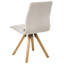 44cm H Fabric Upholstered Upholstered Back Accent in Beige