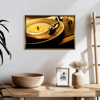 Spinning Vinyl Record