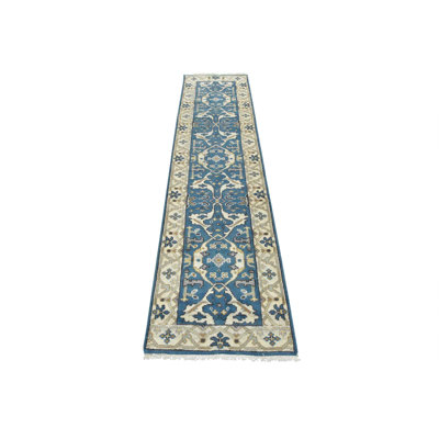Tapis de couloir unique en laine 2 pi 7 po x 10 pi Deysha