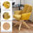 Bernab Swivel Upholstered Home Office Task Desk Chair with Oak Wood Base-2104910908
