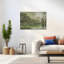 «Gnarled Tree Reflection Peaceful Serene Tranquil Forest Landscape», reproduction d'art murale-129772693