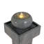 Fontaine en béton 25,59 "H Minimalist
