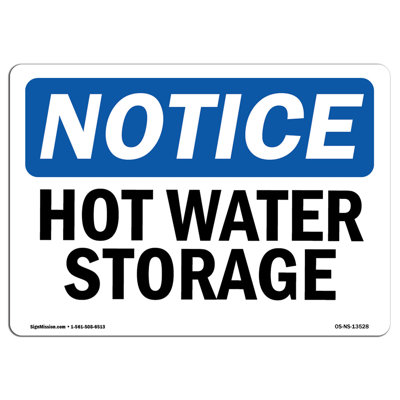 Enseigne de stockage d'eau chaude