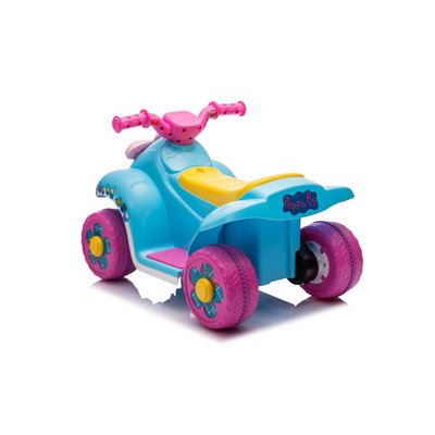 peppa pig quad 6v
