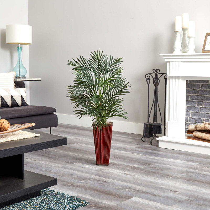 41'' Faux Palm Tree in Wood Planter