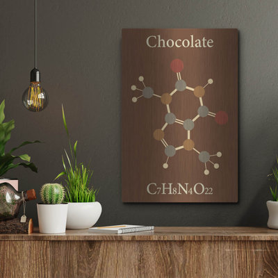 «Chocolate Molecule», art mural en métal