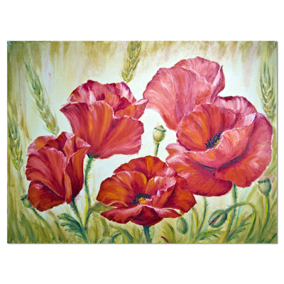 "pop of from blé large" , reproduction d’art sur toile tendue