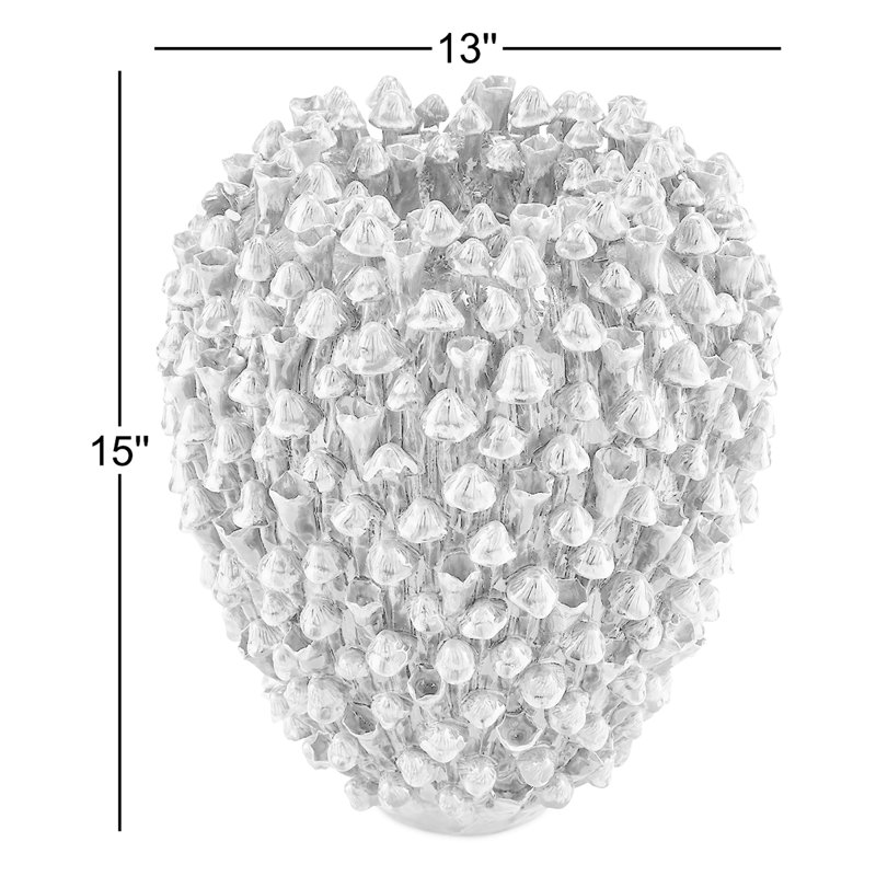 Vase de table en terre cuite de 15 po Manitoba
