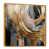 Toile avec cadre flottant or