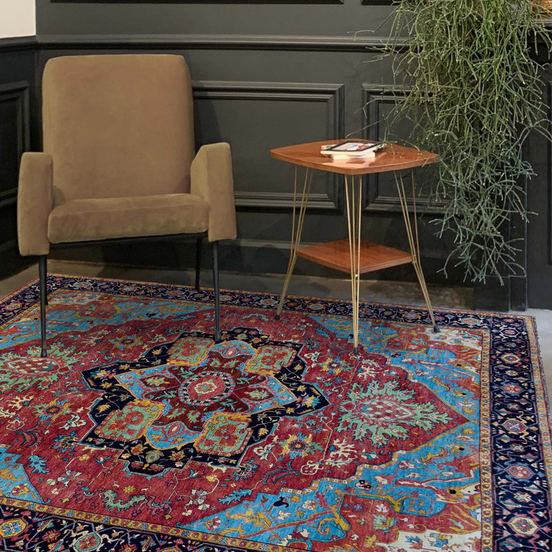 Elegant Wool Oriental Area Rug, Rectangle 10' x 14'