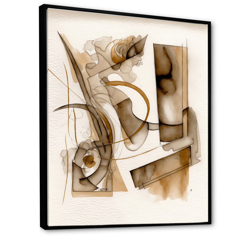 Canyon Ridge Explorations V - reproduction sur toile, L 30 po x H 40 po, Toile avec cadre flottant noir