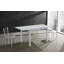 Rayden Extendable Glass Top Metal Base Dining Table-38094832