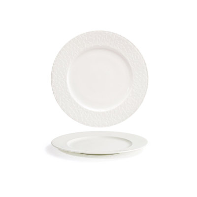 Assiette plate facettisée 11,5 po Catalyst