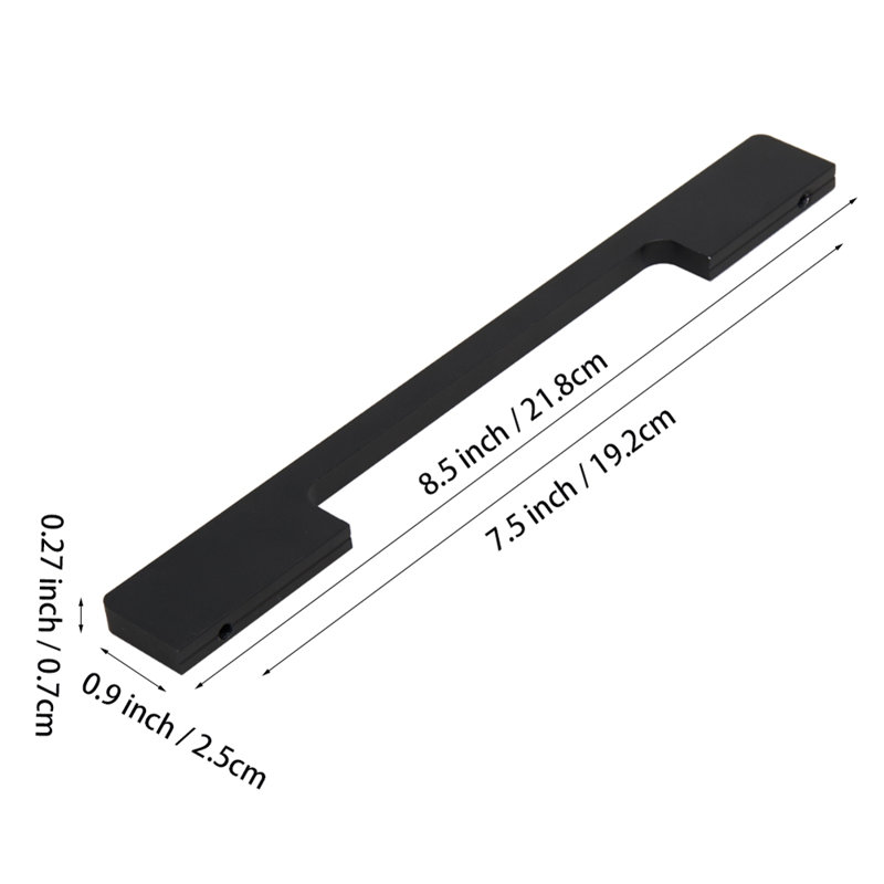 2 Piece Bar Pull Handle Set, 19 1/5cm Centre to Centre