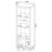 Kovu 3-Shelf Media Tower With Storage Cabinet Antique Pine-1015742356