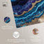 «Galactic Geode I», toile Blue Geode par Art Remedy-118089721-118089722-118089723