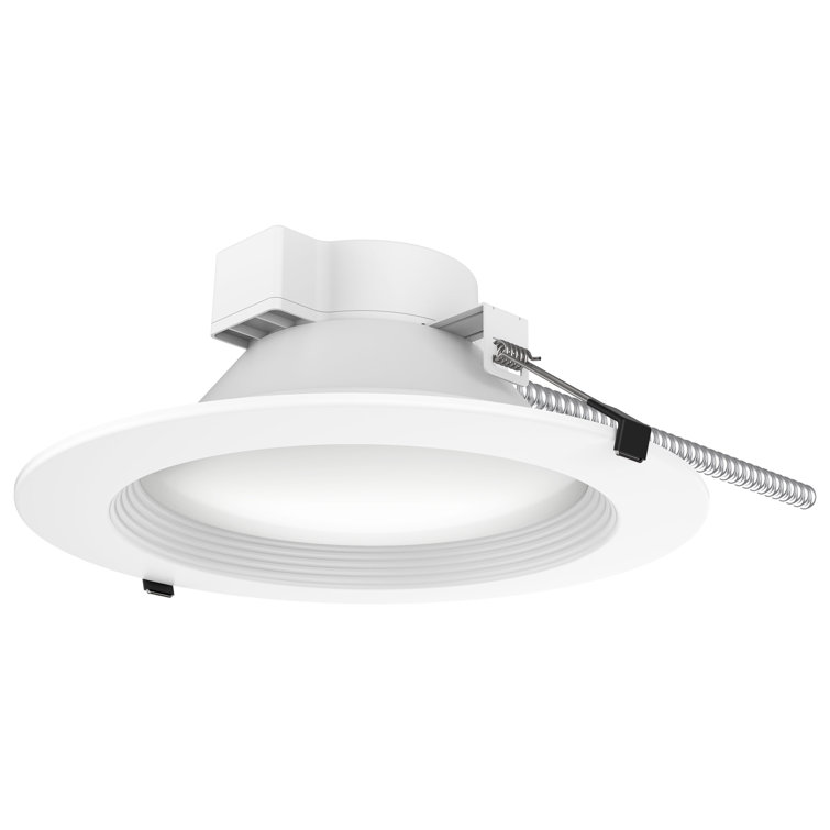 11.78" Ultra Slim Selectable CCT Remodel or New Construction IC LED Canless Recessed Lighting Kit