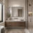 Polla Chrome LED Wall Sconce With Clear Crystal Accents