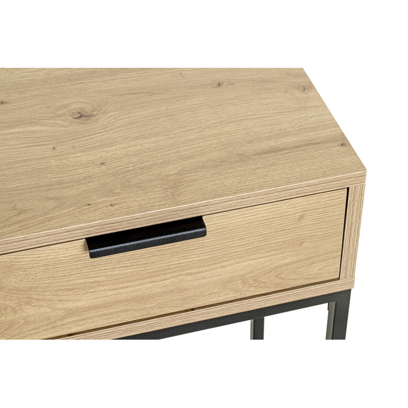 Walkowiak Side Table with Storage