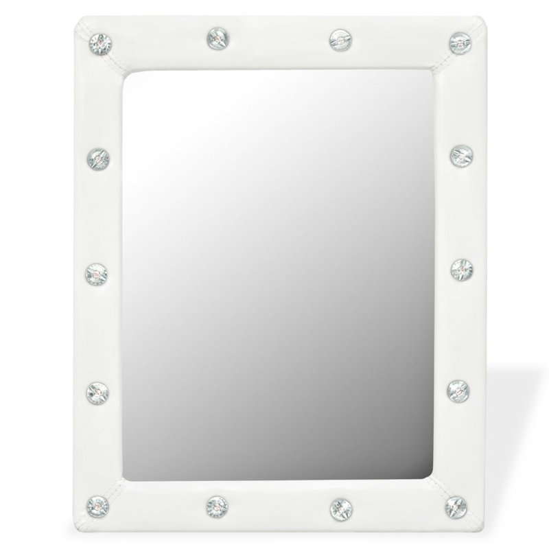 Osborn Flat Wall Mirror, 50cm H X 40cm W, White