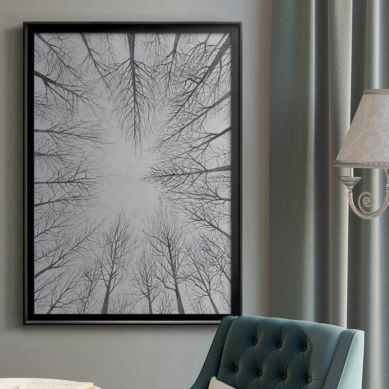 " Deciduous Canopy I ", 42.5" H x 30.5" W x 1" D, Black