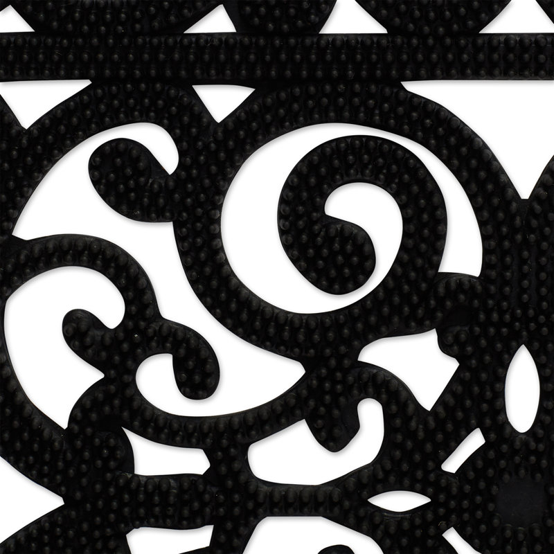 Oriana Non-Slip Geometric Outdoor Doormat