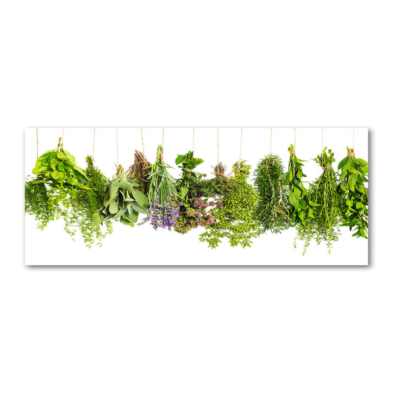 Herbs On A String - No Frame Print on Canvas