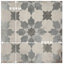 DAnticatto Decor 9" x 9" Porcelain Patterned Wall & Floor Tile