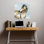 «Graceful Stature Abstract Contemporary Peaceful Horse Nature Portrait», art mural