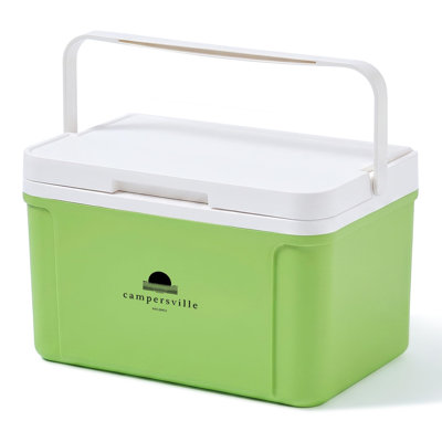 Glacière rigide de 7 pintes (6,6 L), glacière longue durée, boîte isotherme portable pour la conservation de la glace, idéale pour les voyages, la plage, les pique-niques, le camping et la pêche. Facile à nettoyer.
