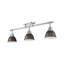 Plafonnier semi-encastré 3 lumières Bryannah-107150107-107150131