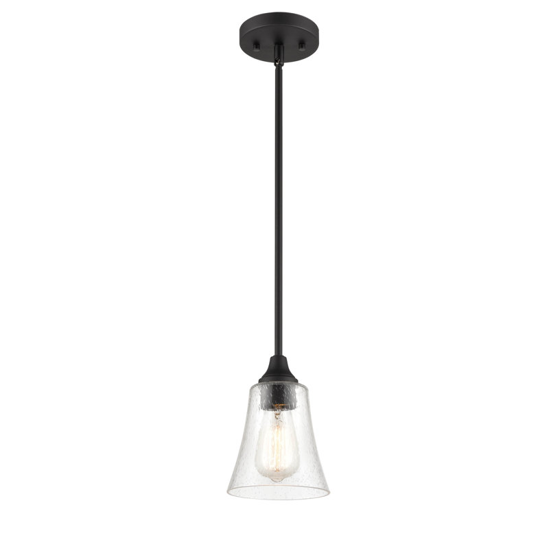 Turner 1 - Light Single Pendant, 46.25" H x 5.75" W x 5.75" D, Matte Black