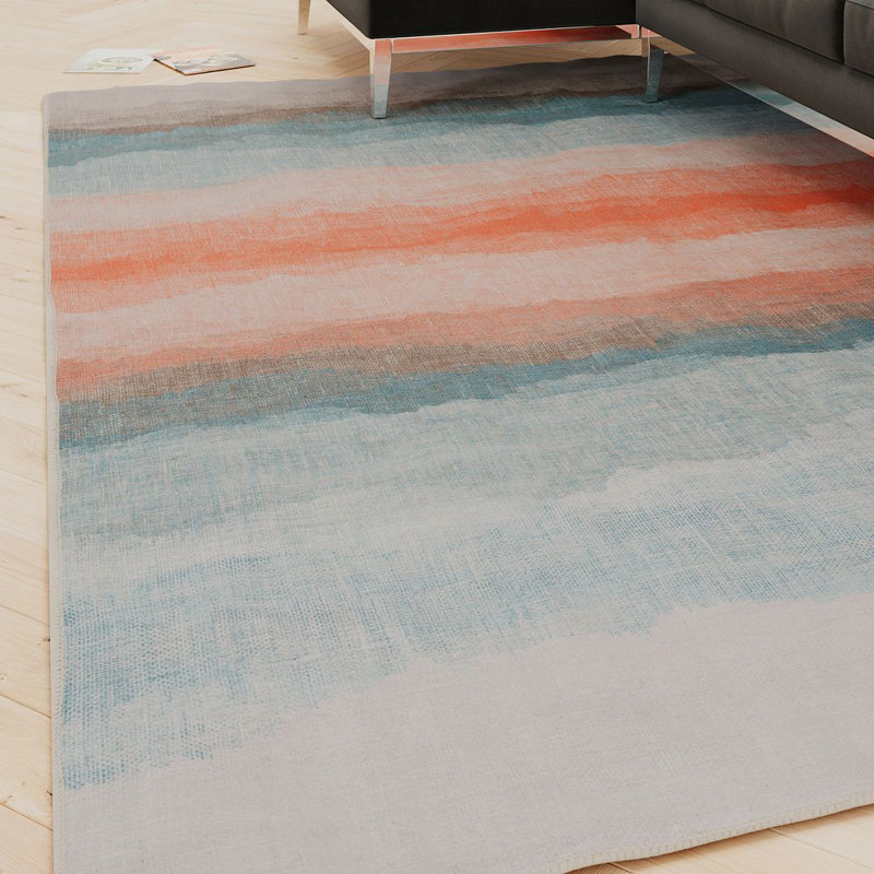 Abstract Area Rug, Rectangle 80 x 150 cm