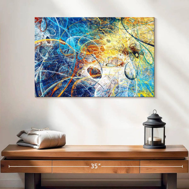 Avery Space Time Warp Abstract, 16" H x 24" W