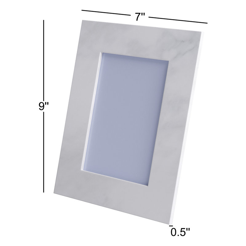 Cadre photo simple Matheson, 4 po x 6 po, Blanc