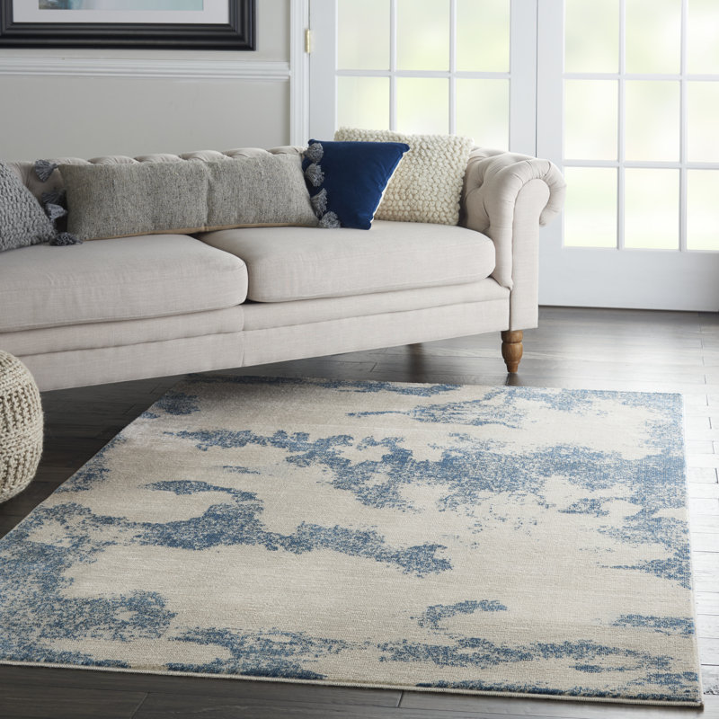 Etchings Abstract Area Rug, Rectangle 122 x 183cm