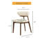 Ensemble de table de salle à manger moderne rectangulaire beige Howze