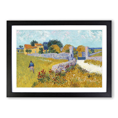 Farmhouse in Provence by Vincent Van Gogh - Picture Frame Painting